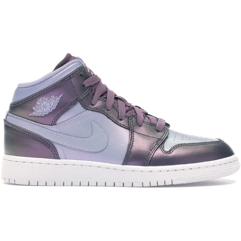 Jordan 1 Mid Monsoon Blue (GS) (AV5174-400)