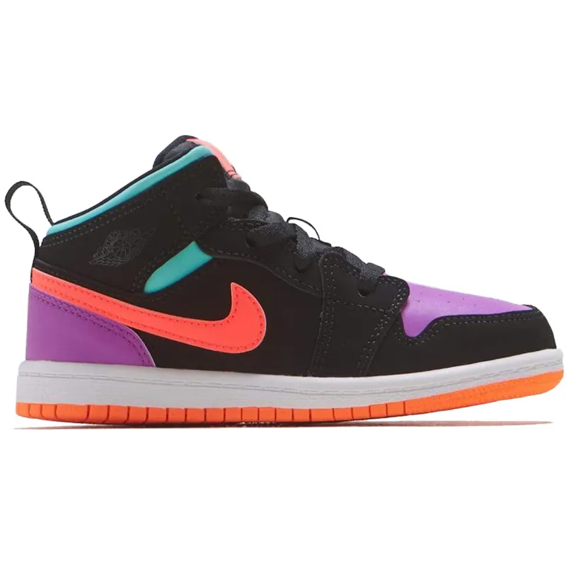 Jordan 1 Mid Multi-Color (PS) (640734-083)