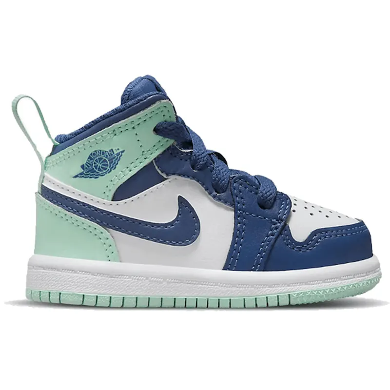 Jordan 1 Mid Mystic Navy Mint Foam (TD) (640735-413)