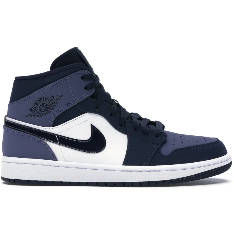 Jordan 1 Mid Obsidian Sanded Purple (554724-445)
