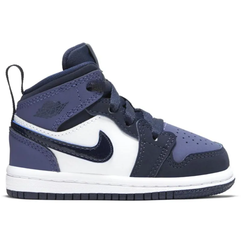 Jordan 1 Mid Obsidian Sanded Purple (TD) (640735-445)