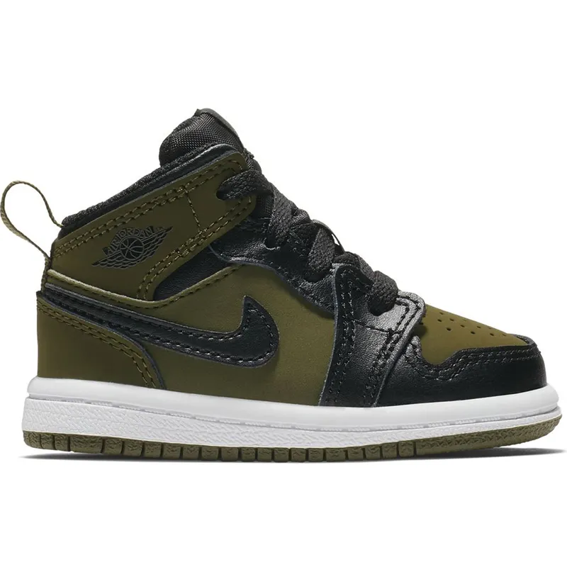 Jordan 1 Mid Olive Canvas (TD) (640735-301)