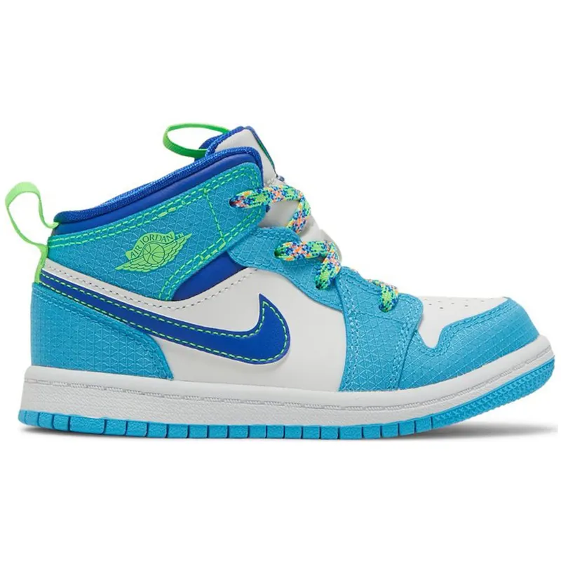 Jordan 1 Mid SE Powder Blue Racer Blue (TD) (DA8013-400)
