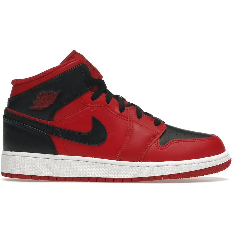 Jordan 1 Mid Reverse Bred (2021) (GS) (554725-660)