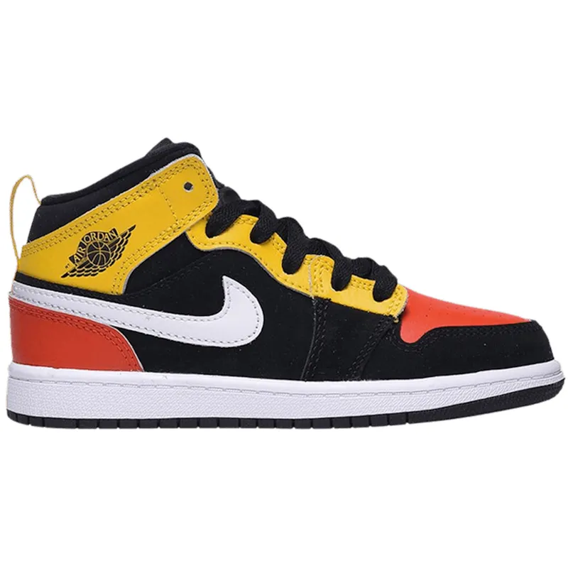 Jordan 1 Mid SE Amarillo Team Orange (PS) (BQ6932-087)