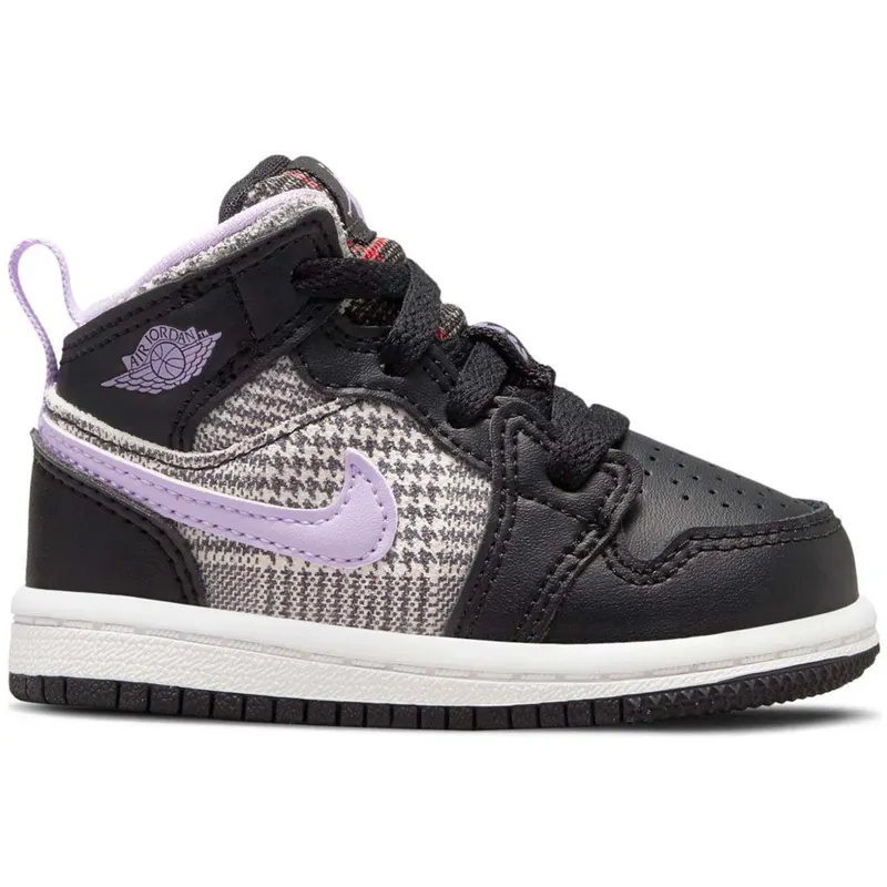 Jordan 1 Mid Houndstooth (TD) (DC7228-015)