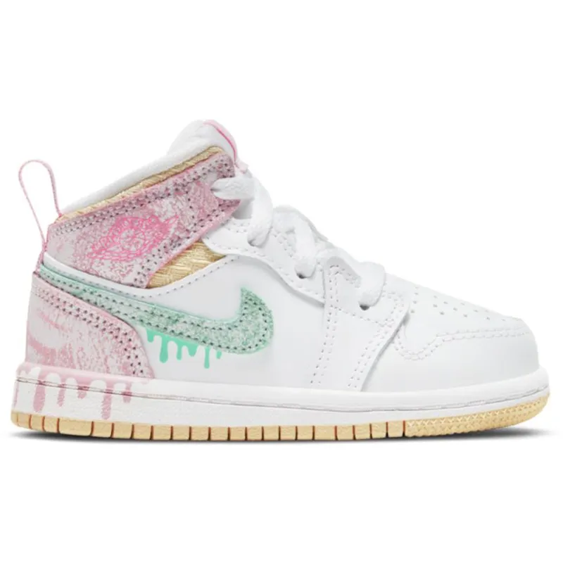 Jordan 1 Mid SE Ice Cream (TD) (DD1668-100)