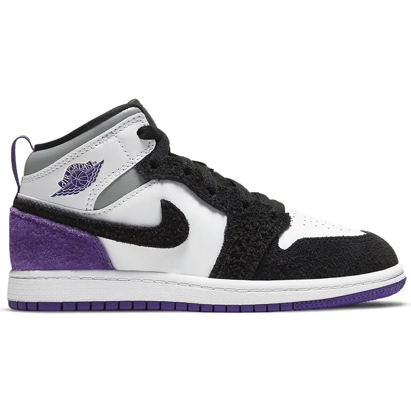 Jordan 1 Mid SE Purple (PS) (BQ6932-105)
