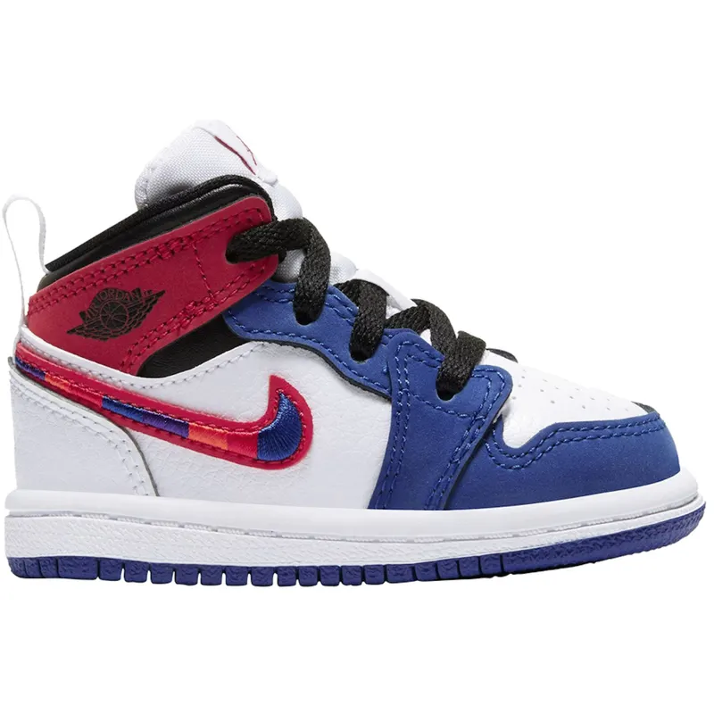 Jordan 1 Mid SE Rush Blue University Red (TD) (BQ6933-146)