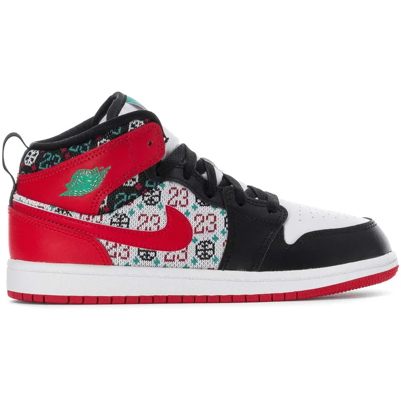 Jordan 1 Mid SE Ugly Christmas Sweater (PS) (DM1210-150)