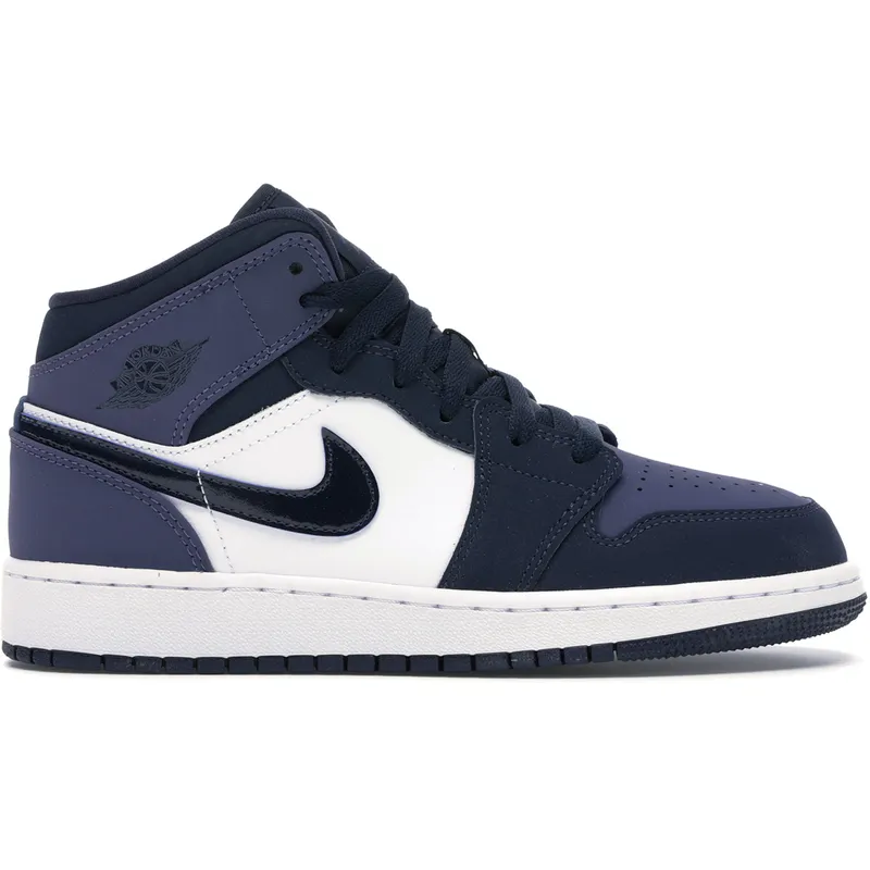 Jordan 1 Mid Sanded Purple (GS) (554725-445)
