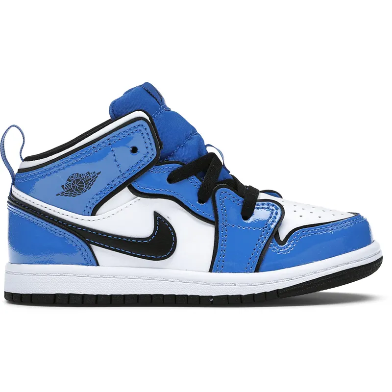 Jordan 1 Mid Signal Blue (TD) (BQ6933-402)