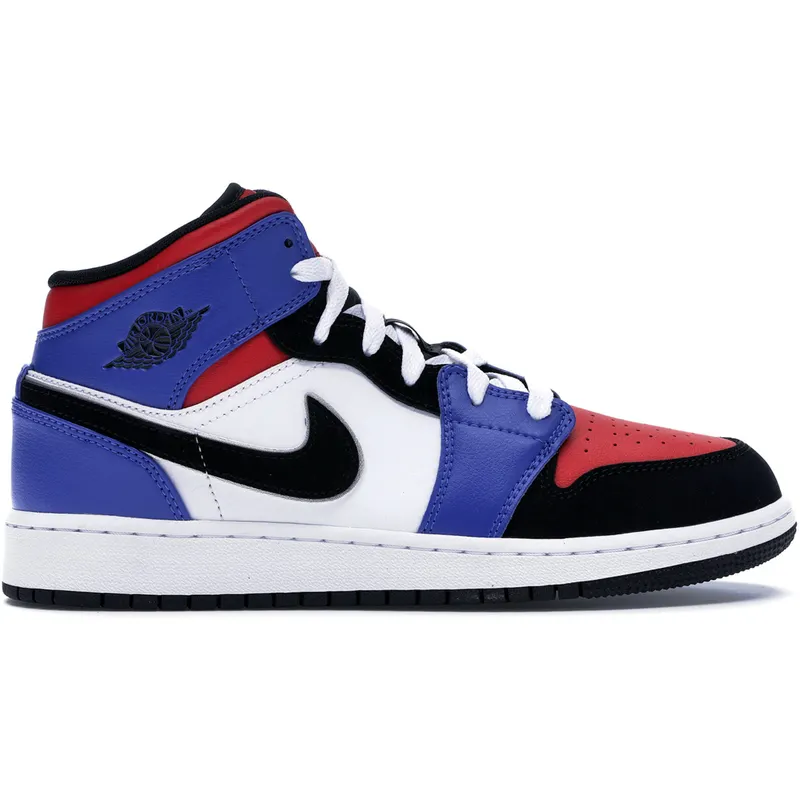 Jordan 1 Mid Top 3 (GS) (554725-124)