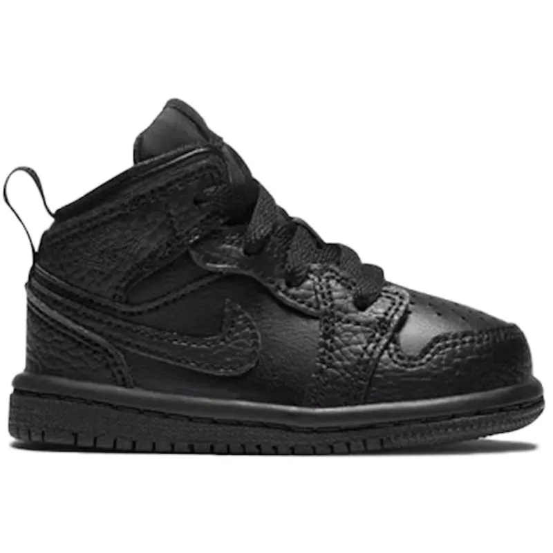 Jordan 1 Mid Triple Black (TD) (640735-091)