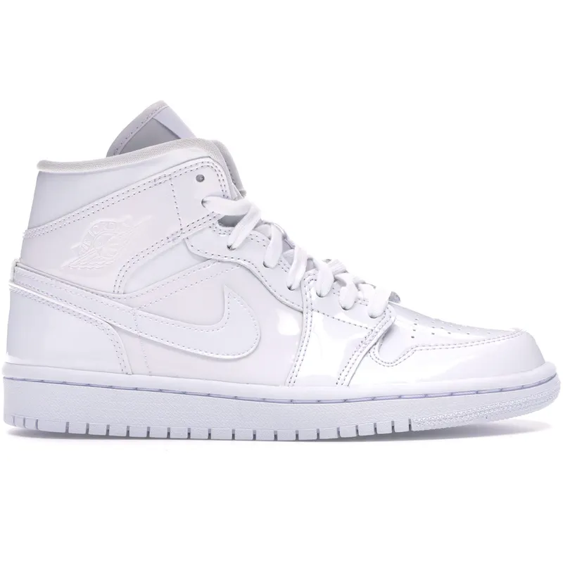 Jordan 1 Mid Triple White (W) (BQ6472-111)