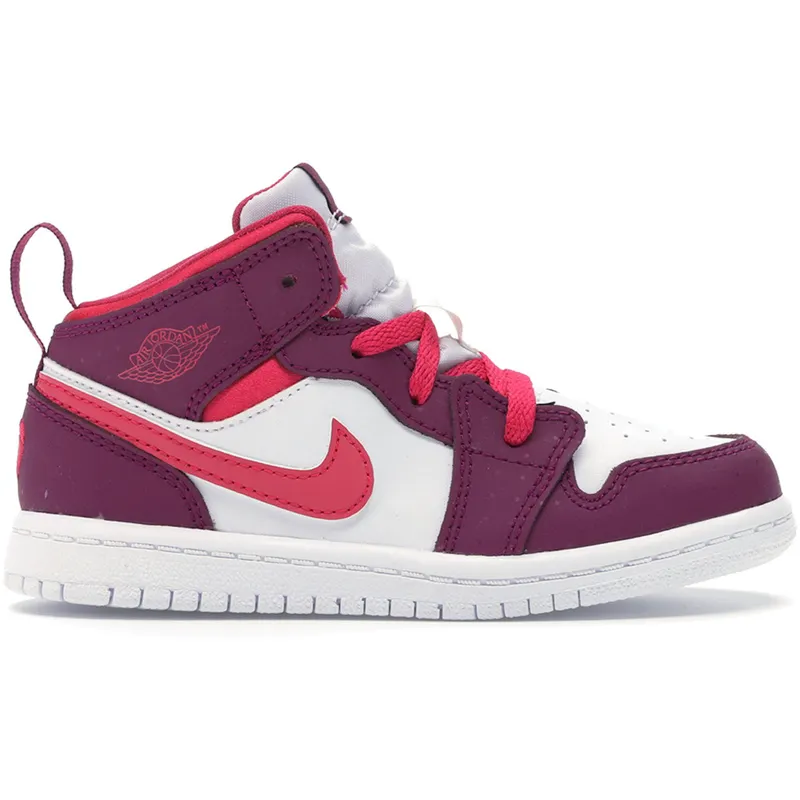 Jordan 1 Mid True Berry Rush Pink (TD) (644507-661)