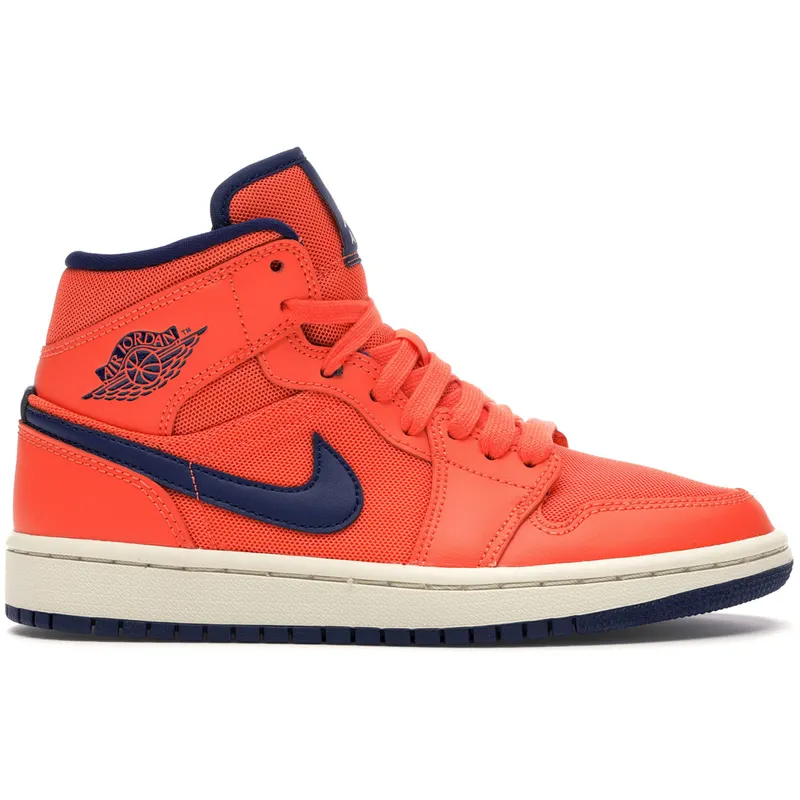 Jordan 1 Mid Turf Orange Blue Void (W) (CD7240-804)