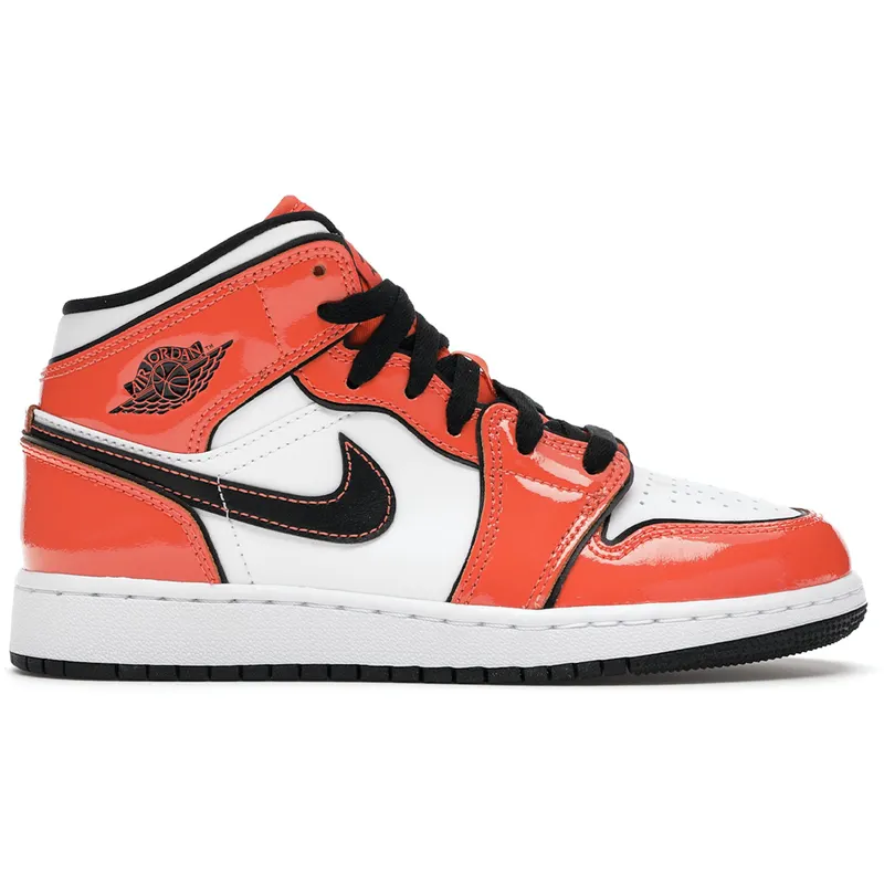 Jordan 1 Mid Turf Orange (GS) (BQ6931-802)