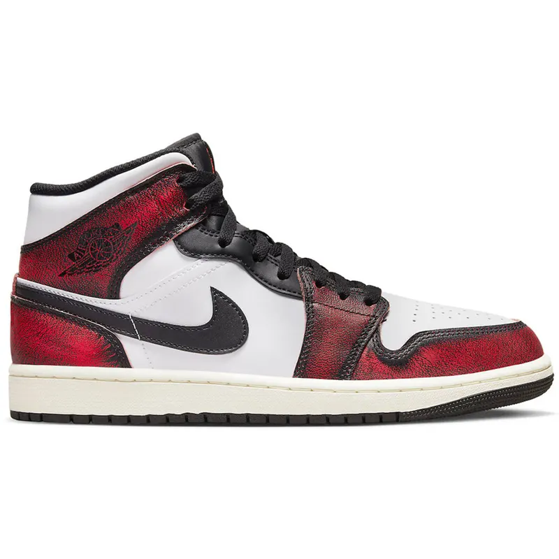 Jordan 1 Mid Wear-Away Chicago (DV9565-006)