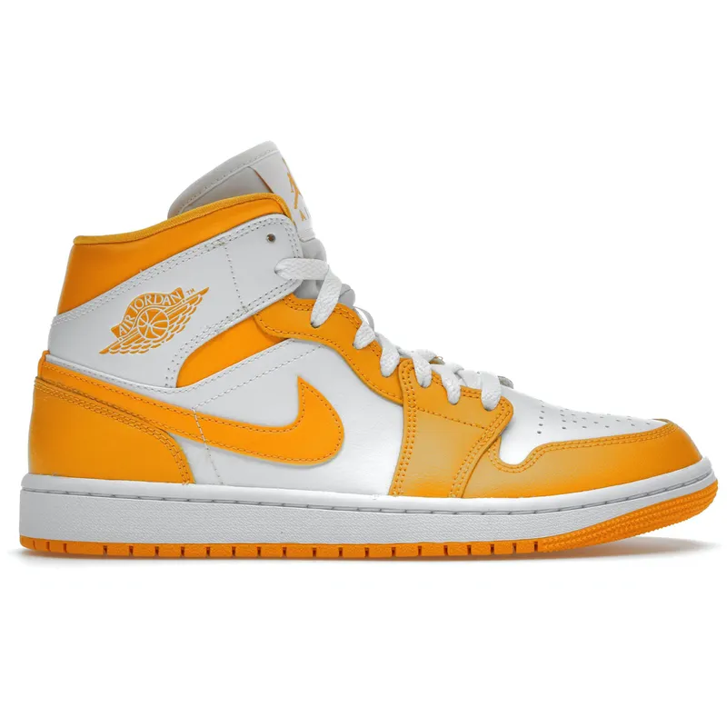 Jordan 1 Mid White University Gold (W) (BQ6472-117)