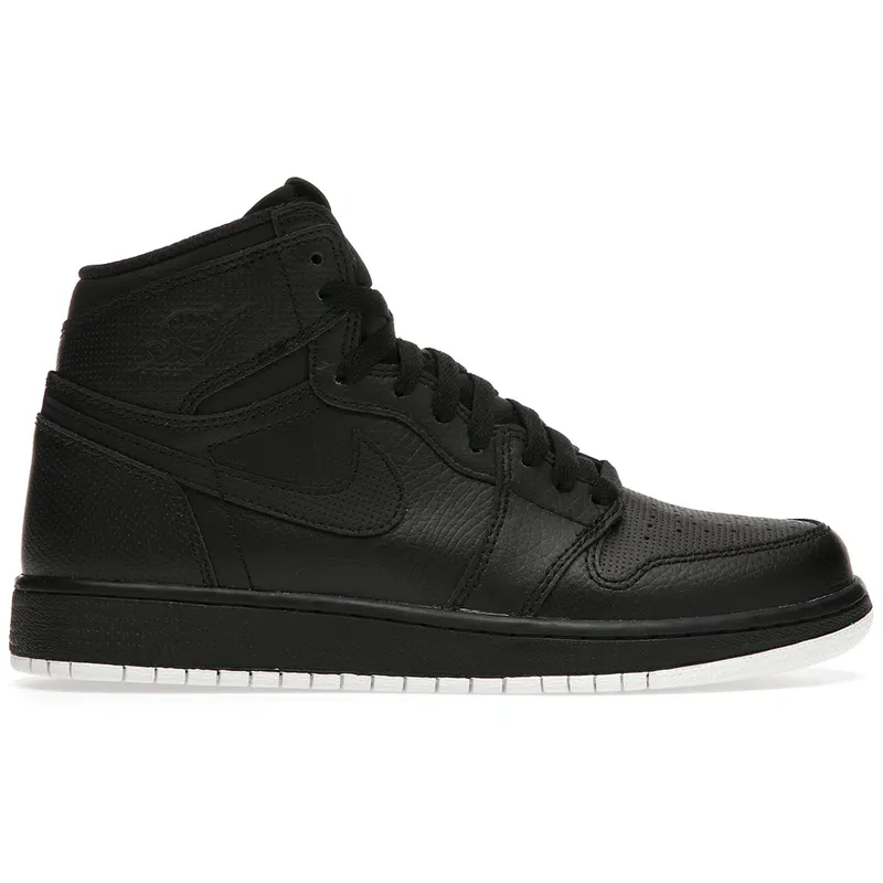 Jordan 1 Retro High Black Perforated (GS) (575441-002)