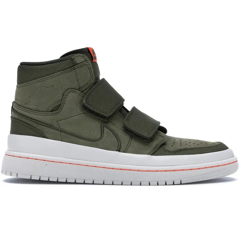 Jordan 1 Retro High Double Strap Olive Canvas (AQ7924-305)