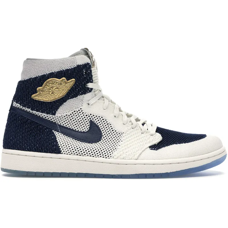 Jordan 1 Retro High Flyknit Derek Jeter RE2PECT (AH7233-105)