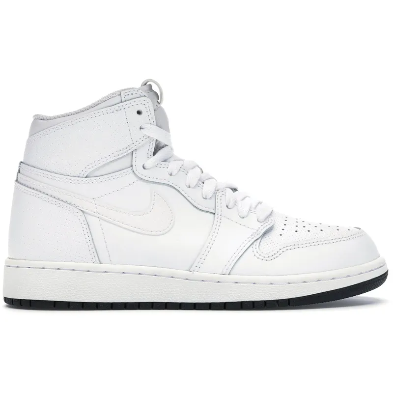 Jordan 1 Retro High Perforated White (GS) (575441-100)