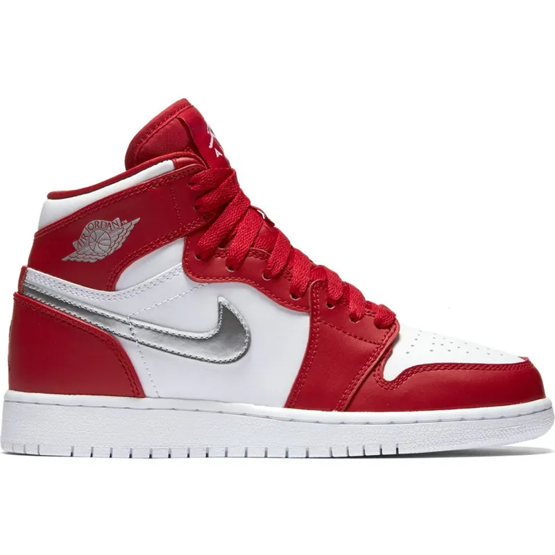 Jordan 1 Retro High Silver Medal (GS) (705300-602)