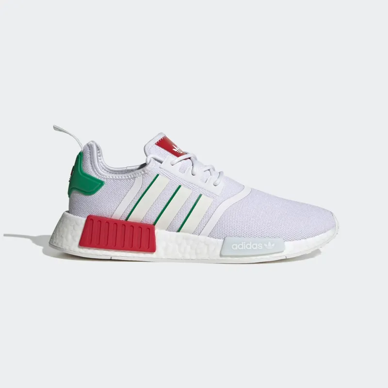 adidas NMD_R1 Cloud White / Off White / Green (HQ1434)