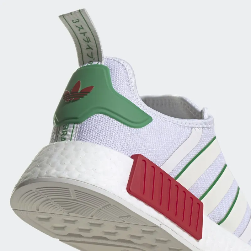 adidas NMD_R1 Cloud White / Off White / Green (HQ1434)