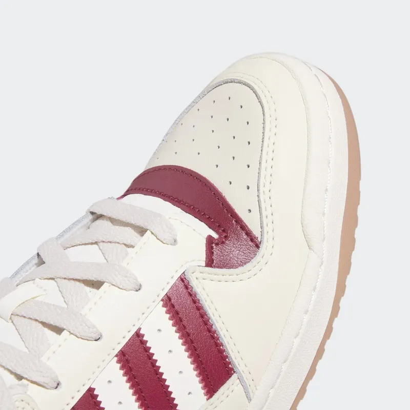 adidas Forum Low Off White / Collegiate Burgundy / Cream White (HQ1487)