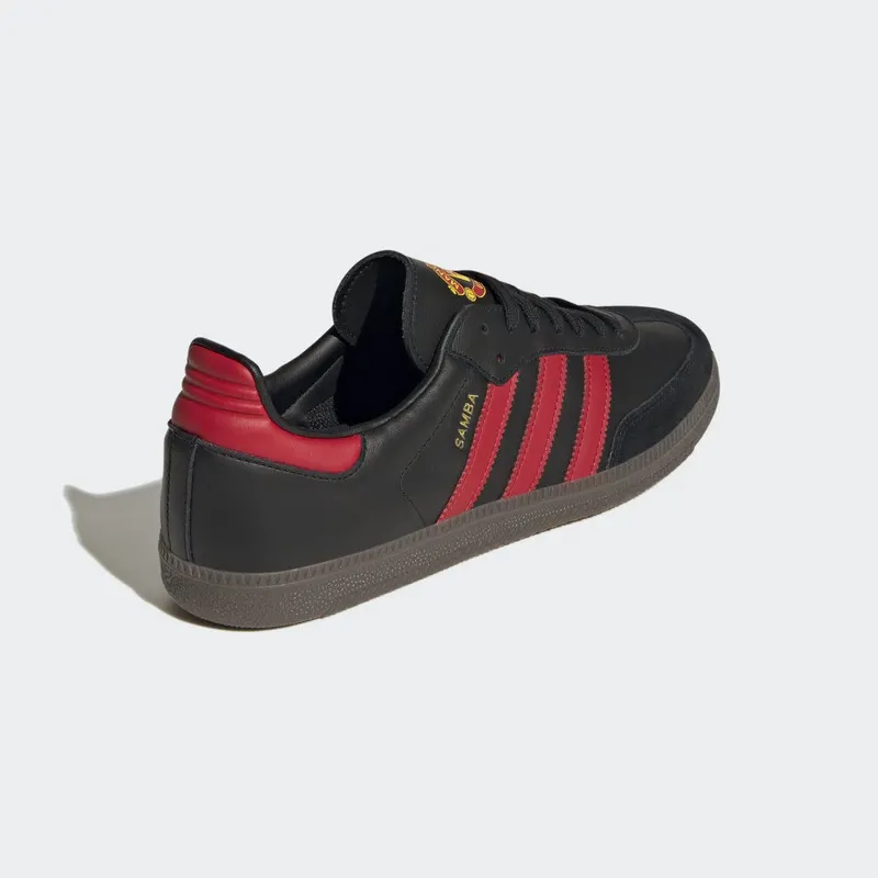 adidas Samba Team Core Black / Real Red / Gum (HQ7030)