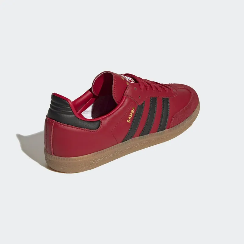 adidas Samba Team Team Power Red 2 / Core Black / Gum (HQ7031)