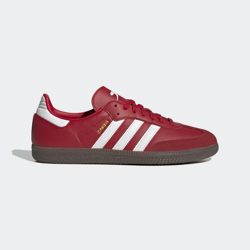 adidas Samba Team Team Power Red 2 / Cloud White / Gum (HQ7033)