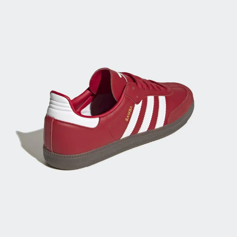 adidas Samba Team Team Power Red 2 / Cloud White / Gum (HQ7033)