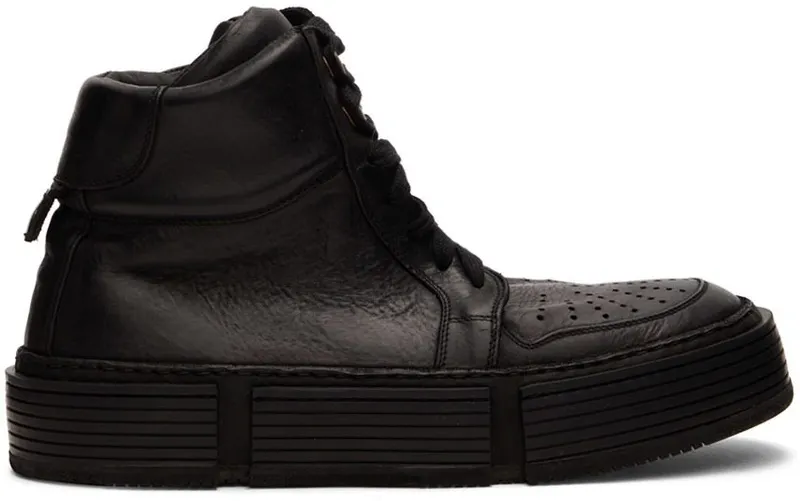 Guidi White Basket High-Top Sneakers (GJ04)