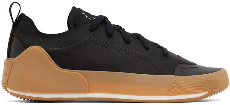 adidas by Stella McCartney Black Treino Low-Top Sneakers (FX3934)