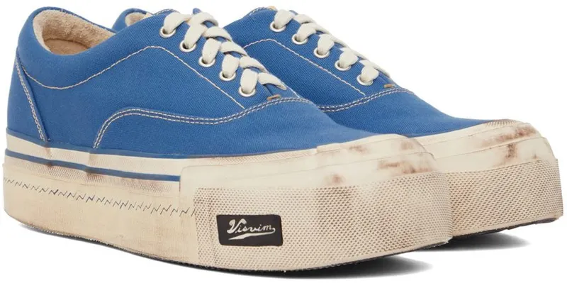 Visvim Blue Logan Deck II G.Patten Sneakers (0122101001004)