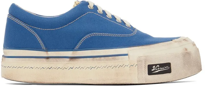 Visvim Blue Logan Deck II G.Patten Sneakers (0122101001004)