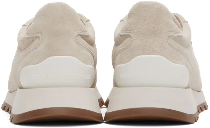 Brunello Cucinelli Grey Suede Sneakers (MZSFG2110P)
