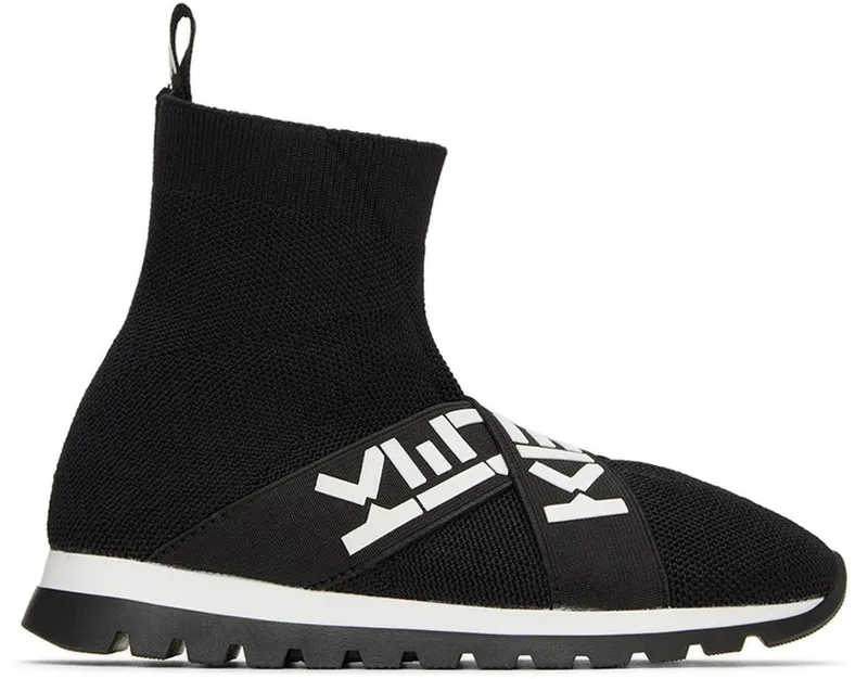 Kenzo Kids Black Sock Sneakers (K59034)