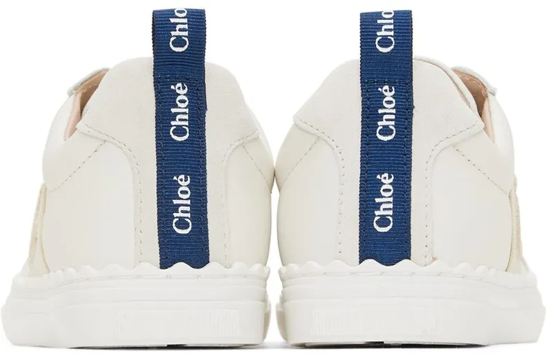 Chloé Kids Off-White Lauren Sneakers (C19153)