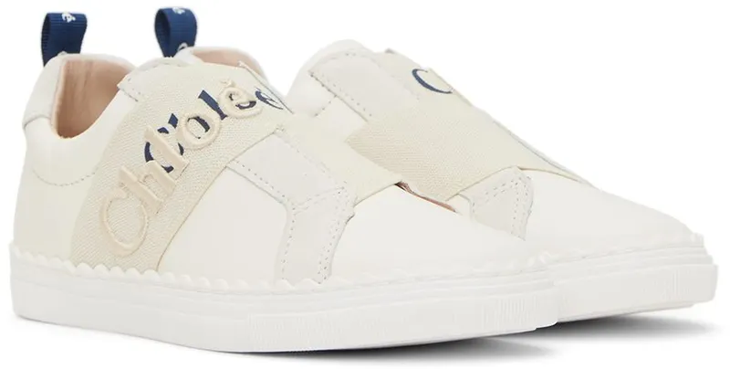 Chloé Kids Off-White Lauren Sneakers (C19153)