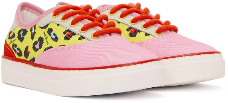 Marc Jacobs Kids Pink & Yellow Hawaii Sneakers (W19112)