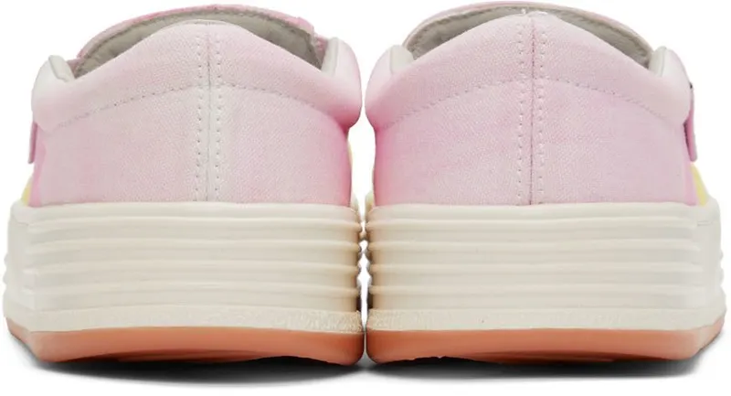 Palm Angels Multicolor Canvas Stripe Sneakers (PWIA040S22FAB0038400)