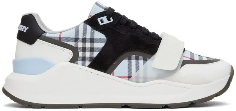 Burberry Multicolor Check Sneakers (8051415)