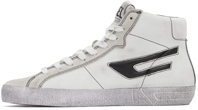Diesel Black S-Leroji Mid Sneakers (Y02742PR663)