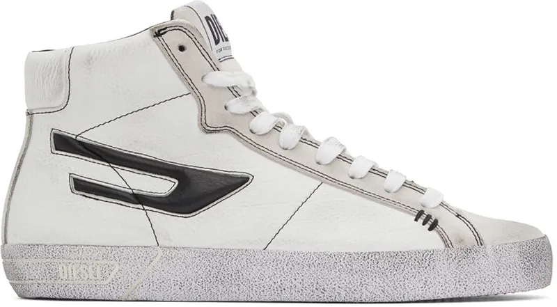 Diesel Black S-Leroji Mid Sneakers (Y02742PR663)