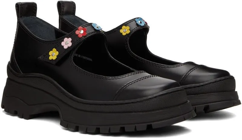 Nicole Saldaña SSENSE Exclusive Black Nadia Sneakers (FSLDWND I199021)